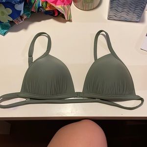 Aerie Green Bikini Top